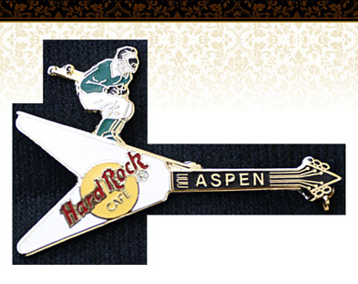 Aspen Skier Guitar