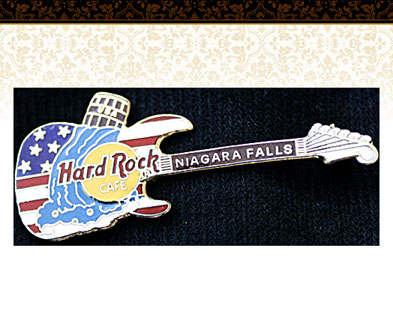 Niagara Falls USA Flag Guitar