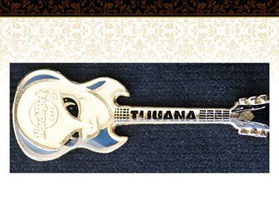 Tijuana Blue Alien Guitar