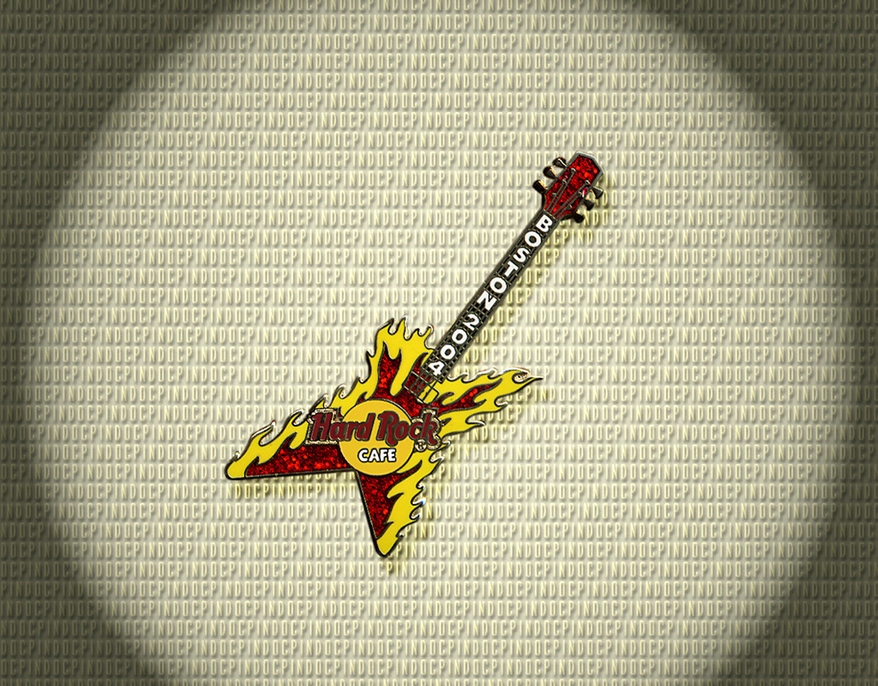116 Flaming Guitar